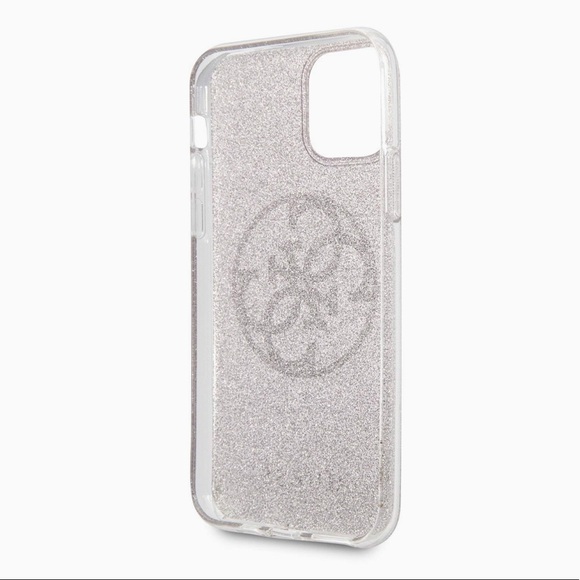 Guess Gold Pink Ombré Glitter iPhone XR Case - Picture 3 of 7